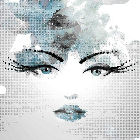 My Love 2 Black Ornate Wood Framed Art Print with Double Matting by Kimberly, Allen