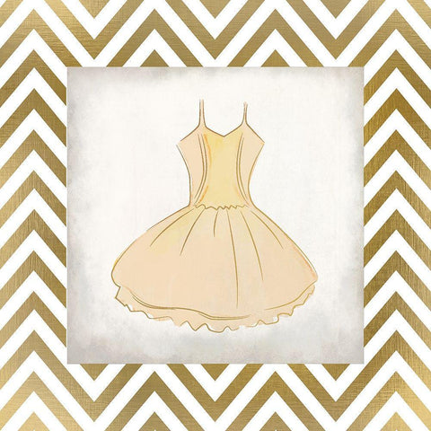 Little Dancer 3 White Modern Wood Framed Art Print by Kimberly, Allen