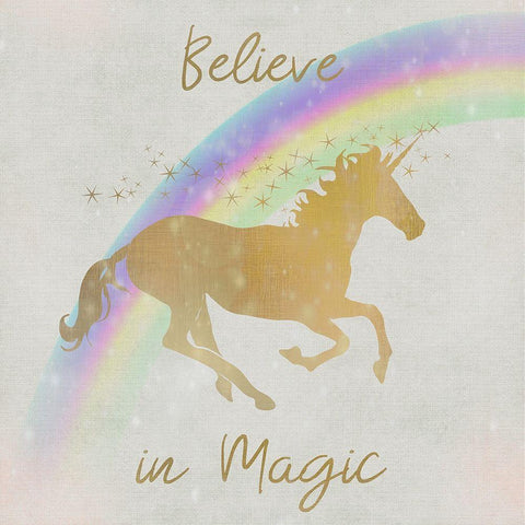 Always Believe 1 White Modern Wood Framed Art Print with Double Matting by Kimberly, Allen