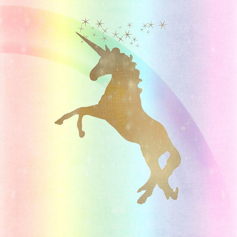 Rainbow Dreams 2 White Modern Wood Framed Art Print by Kimberly, Allen