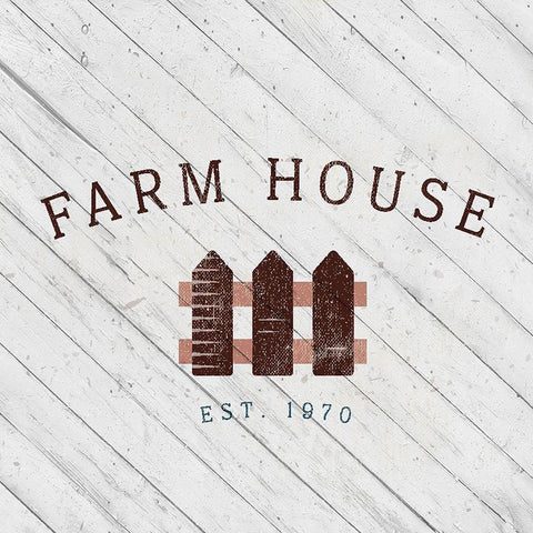 Farmers 2 White Modern Wood Framed Art Print with Double Matting by Kimberly, Allen