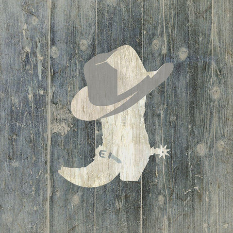 In the West 2 White Modern Wood Framed Art Print by Kimberly, Allen