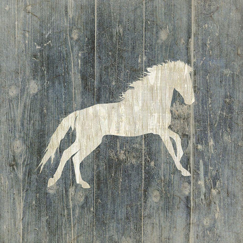 In the West 3 Black Modern Wood Framed Art Print with Double Matting by Kimberly, Allen