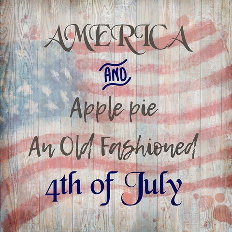 The 4th Black Modern Wood Framed Art Print with Double Matting by Kimberly, Allen