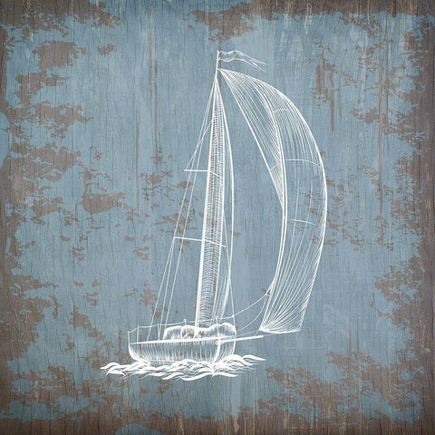 Sea Time 5_Sea Time 5 Black Modern Wood Framed Art Print by Kimberly, Allen