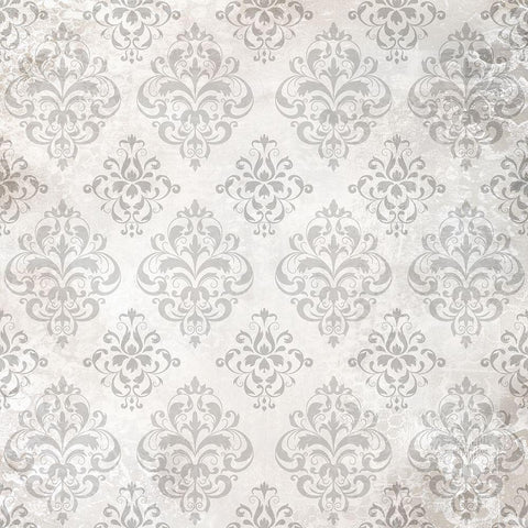 Paris Script pattern 2 Black Modern Wood Framed Art Print by Kimberly, Allen