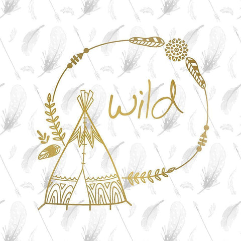 Feathered Wild White Modern Wood Framed Art Print by Kimberly, Allen