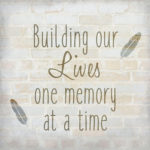 Family C White Modern Wood Framed Art Print by Kimberly, Allen