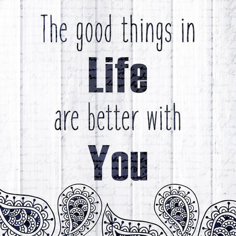 Always Love 5 Gold Ornate Wood Framed Art Print with Double Matting by Kimberly, Allen