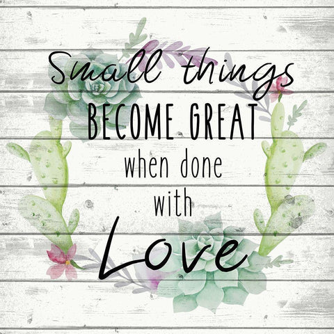 Small Things 1 Black Modern Wood Framed Art Print by Kimberly, Allen