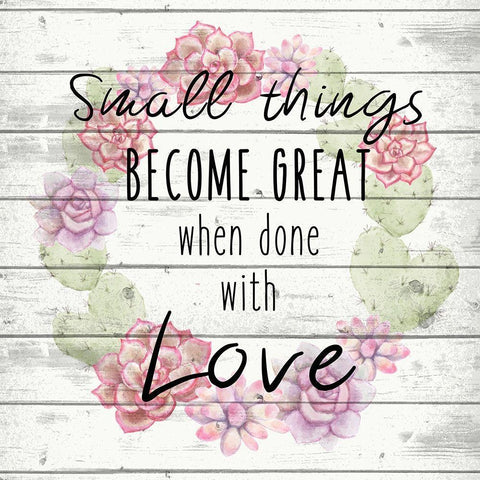 Small Things 2 Black Ornate Wood Framed Art Print with Double Matting by Kimberly, Allen