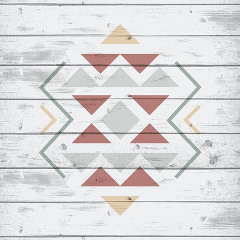 Global C White Modern Wood Framed Art Print by Kimberly, Allen