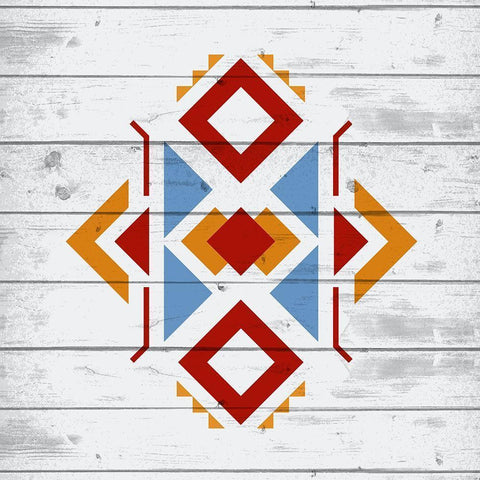 Global 2 White Modern Wood Framed Art Print by Kimberly, Allen