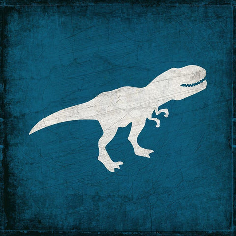 Rawr Roar 1 Black Modern Wood Framed Art Print with Double Matting by Kimberly, Allen