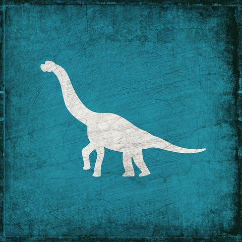 Rawr Roar 2 White Modern Wood Framed Art Print with Double Matting by Kimberly, Allen