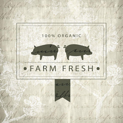 Market 2 Black Ornate Wood Framed Art Print with Double Matting by Kimberly, Allen