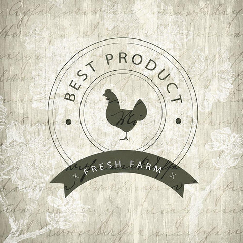 Market 3 Black Modern Wood Framed Art Print by Kimberly, Allen