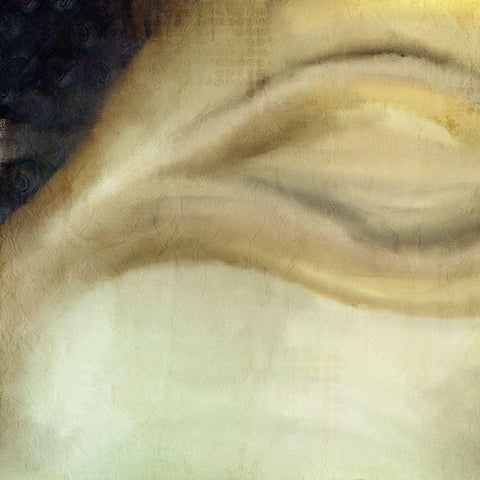 Muse White Modern Wood Framed Art Print with Double Matting by Kimberly, Allen