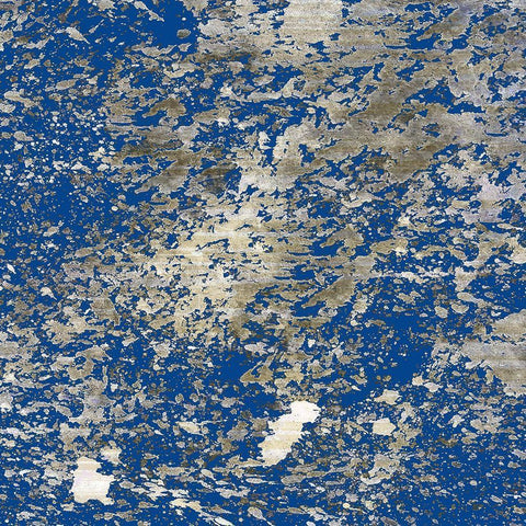 Splashes of Gold Black Modern Wood Framed Art Print by Kimberly, Allen