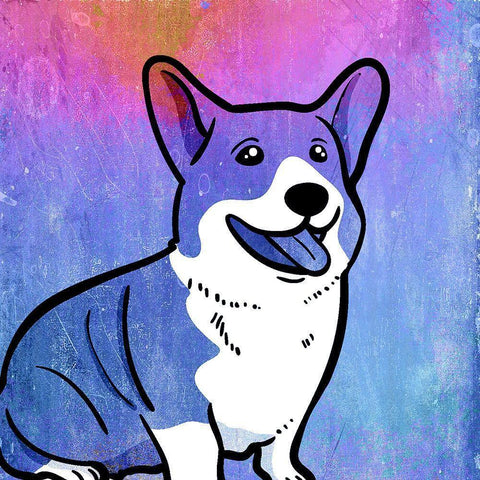 Best Friend 1 White Modern Wood Framed Art Print by Kimberly, Allen