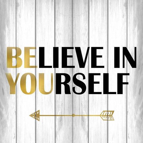 Be You Black Modern Wood Framed Art Print by Kimberly, Allen