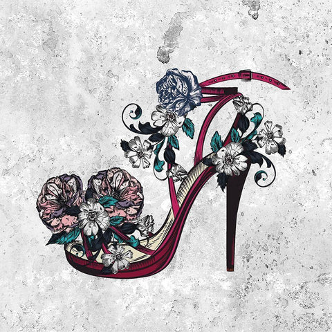 High Fashion 1 Black Modern Wood Framed Art Print by Kimberly, Allen