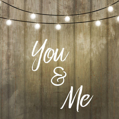 Love Lights 2 White Modern Wood Framed Art Print by Kimberly, Allen