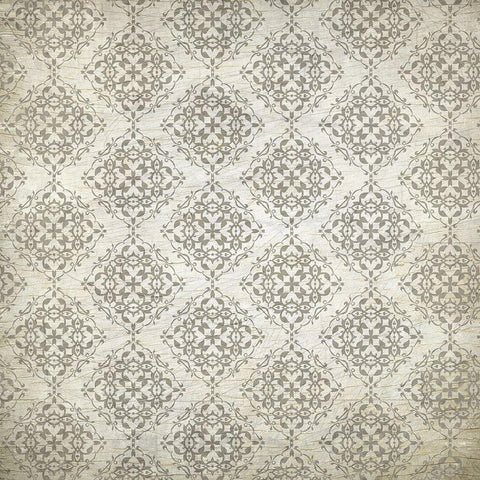 Paris in the Fall Pattern 1 Black Modern Wood Framed Art Print by Kimberly, Allen