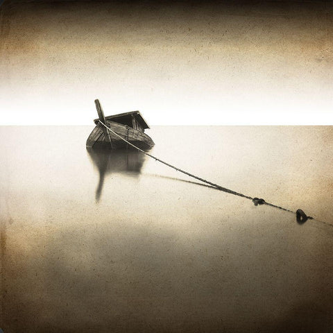 Backlight Black Ornate Wood Framed Art Print with Double Matting by Kimberly, Allen