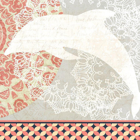 Pretty in Pink 1 White Modern Wood Framed Art Print with Double Matting by Kimberly, Allen