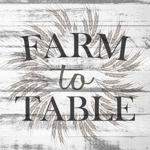 Farm 2 White Modern Wood Framed Art Print with Double Matting by Allen, Kimberly