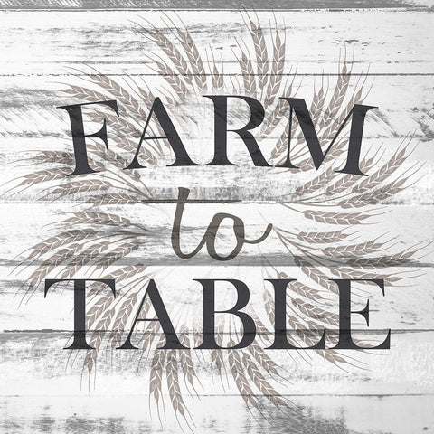 Farm 2 Black Modern Wood Framed Art Print with Double Matting by Allen, Kimberly