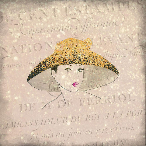 Glamour 1 White Modern Wood Framed Art Print by Kimberly, Allen