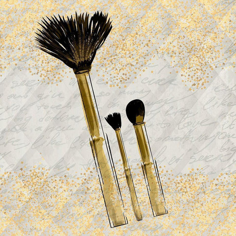 Your Look 1 Black Modern Wood Framed Art Print by Kimberly, Allen