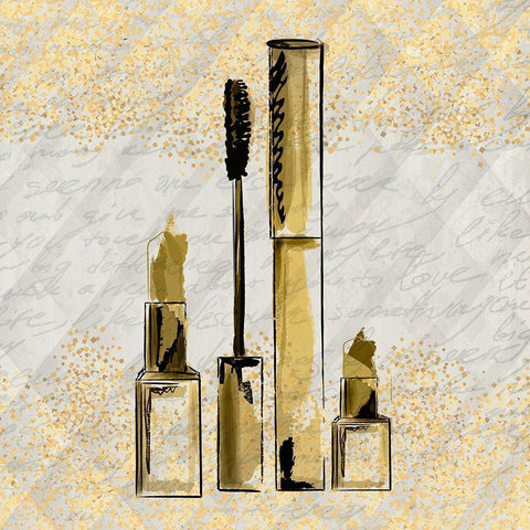 Your Look 2 Black Modern Wood Framed Art Print by Kimberly, Allen