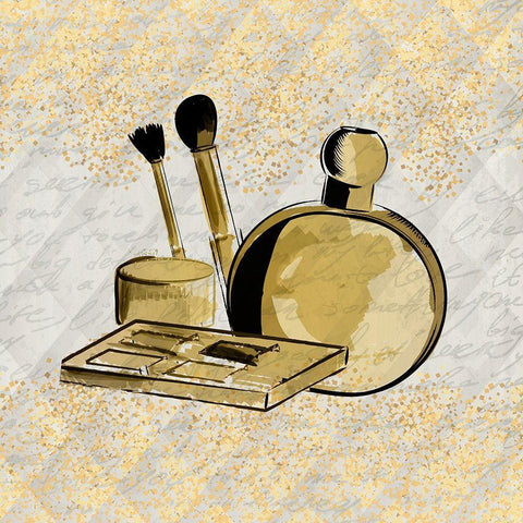 Your Look 3 White Modern Wood Framed Art Print with Double Matting by Kimberly, Allen