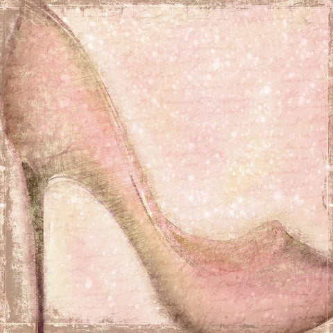 My First Love Gold Ornate Wood Framed Art Print with Double Matting by Kimberly, Allen