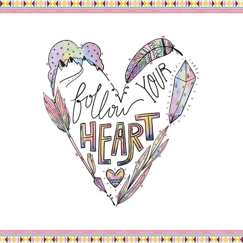 Wild and Free 1 White Modern Wood Framed Art Print with Double Matting by Kimberly, Allen