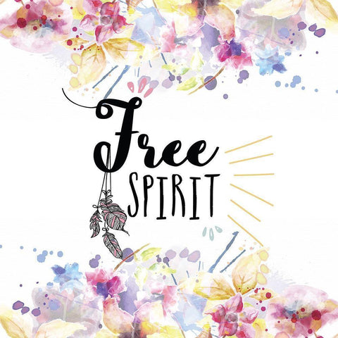 Wild and Free 4 Black Modern Wood Framed Art Print with Double Matting by Kimberly, Allen