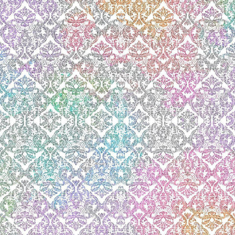 Watercolor Travel Pattern Gold Ornate Wood Framed Art Print with Double Matting by Kimberly, Allen