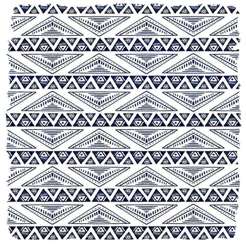 In Blue Squared 2 White Modern Wood Framed Art Print by Kimberly, Allen