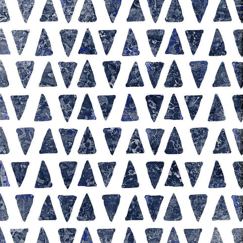 Navy Squared 2 Black Modern Wood Framed Art Print by Kimberly, Allen