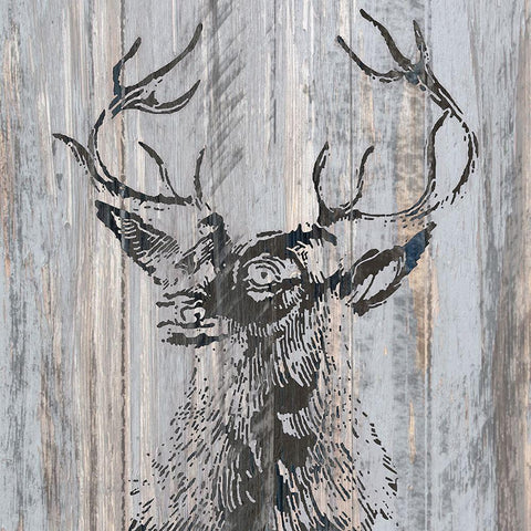 Cabin Rules 2 Black Ornate Wood Framed Art Print with Double Matting by Kimberly, Allen