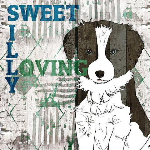 Companion 3 Black Ornate Wood Framed Art Print with Double Matting by Kimberly, Allen