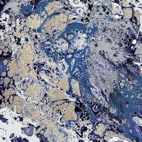 Energy A Black Modern Wood Framed Art Print by Allen, Kimberly