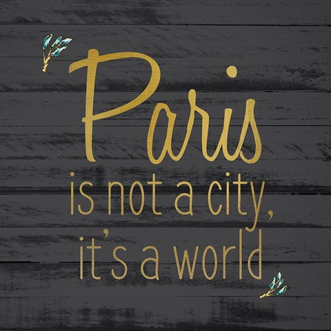 Paris 6 White Modern Wood Framed Art Print by Kimberly, Allen