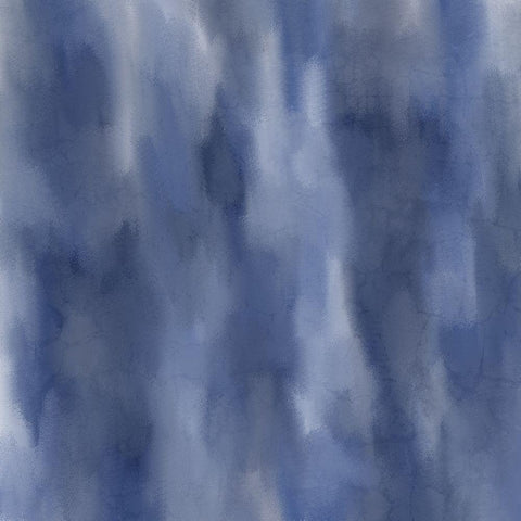 Shades of Indigo Black Modern Wood Framed Art Print with Double Matting by Allen, Kimberly