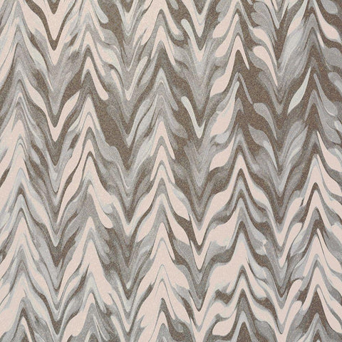 Pattern A White Modern Wood Framed Art Print by Kimberly, Allen