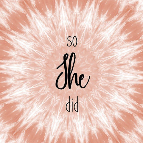 She Believed 2 White Modern Wood Framed Art Print by Kimberly, Allen