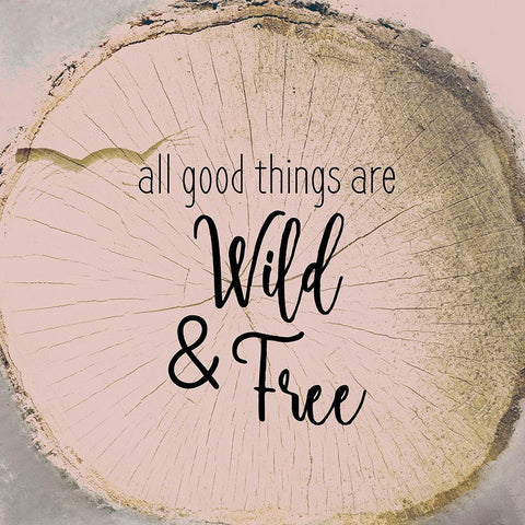 All Things 1 Black Modern Wood Framed Art Print by Kimberly, Allen